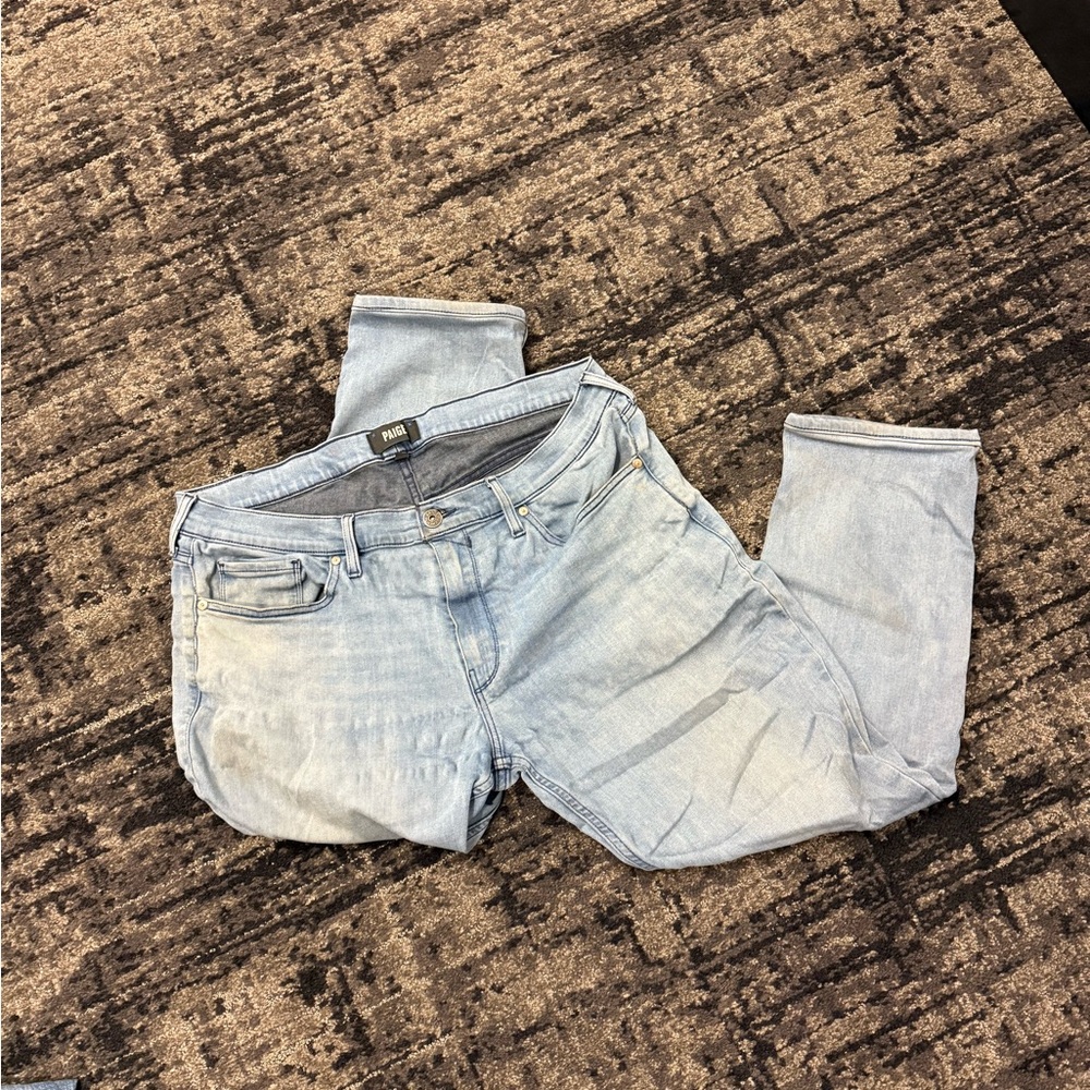 Page men’s jeans light wash. Super soft 36 and hemmed to 32L at Nordstrom.